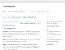 Tablet Screenshot of marinaspivak.com